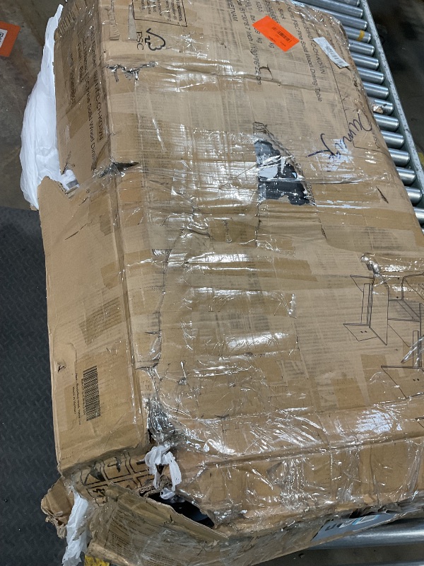 Photo 1 of ****FOR PARTS ONLY HAS DAMAGED PIECES*** Gracava Breakfast Nook Table Set for Kitchen - Black L Shaped Bench Solid Wood Corner Bench Dining Set with Space Saving Kitchen Booth Seating for 4-6 People Dinner Room