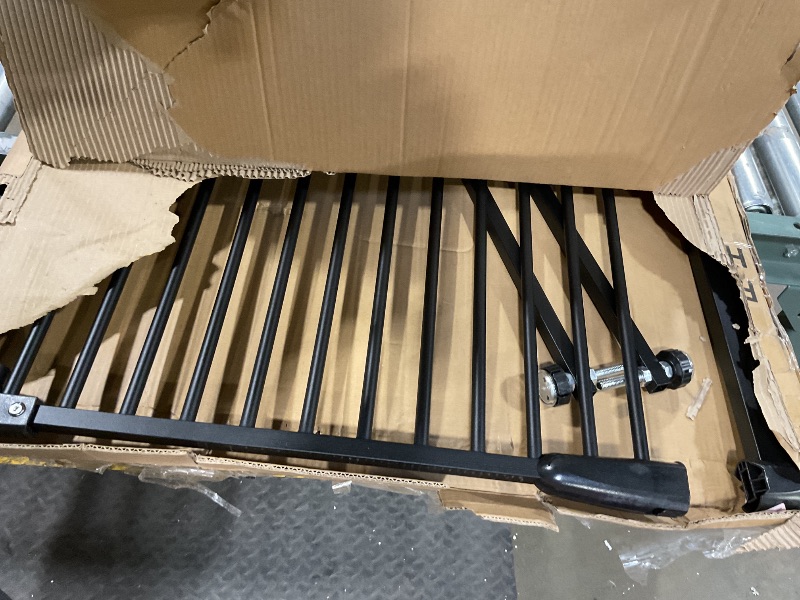 Photo 1 of ***FOR PARTS/BENT ASSEMBLY PIECE(S)**** Lumizone Extra Tall Cat Gate 61.02" High Pressure Mounted Extra Wide 30.12"-34.05" (17Sizes) 1.37" Gap No Drilling Auto-Close Tall Pet Gate for Dogs (Black, 30.12"-34.05" W)