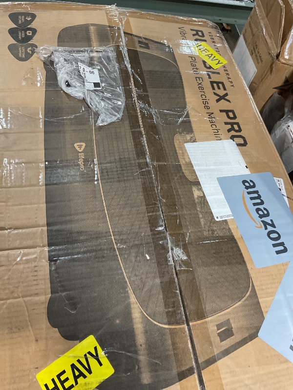 Photo 1 of ***POSSIBLY FOR PARTS/ TURNS OFF AFTER 5 MINS MISSING OTHER ASSEMBLY PIECES**** LifePro Rumblex 4D Pro Vibration Plate - Whole Body Vibration Platform Exercise Machine - Home Workout Equipment for Weight Loss, Toning & Wellness - Full Bundle of Bands, Str