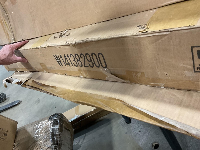 Photo 1 of ***MISSING ASSEMBLY PIECES*** Acosure Upholstered Full Size Daybed with Two Drawers,Linen Bed Frame W/Diamond-Tufted Backrest and Armrests,for Guest Room,Bedroom,Apartment,Hotel,Beige