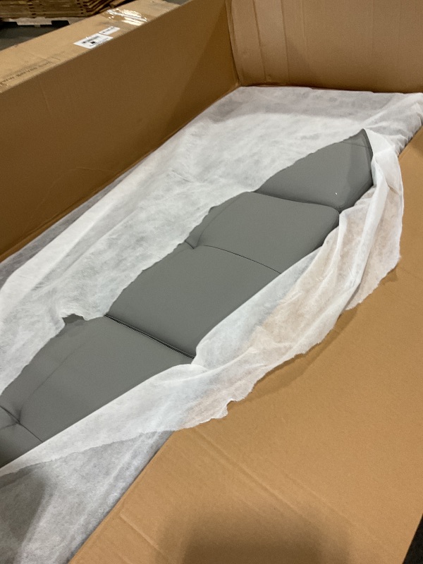 Photo 1 of **PARTIAL SET** Lyngins Sectional Couches for Living Room L Shaped Couch 3-Piece Sectional Sofa Set 98" Storage Ottoman and 2 Toss Pillows for Living Room and Small Apartment, Gray