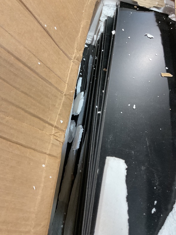 Photo 1 of ***FOR PARTS ONLY/ MISSING PIECES*** Tribesigns Shoe Cabinet, 9 Tiers 40-45 Pairs Heavy Duty Wood Freestanding Shoe Storage Cabinet, 70.8'' Tall Shoe Cabinet with Open Storage for Entryway, Black