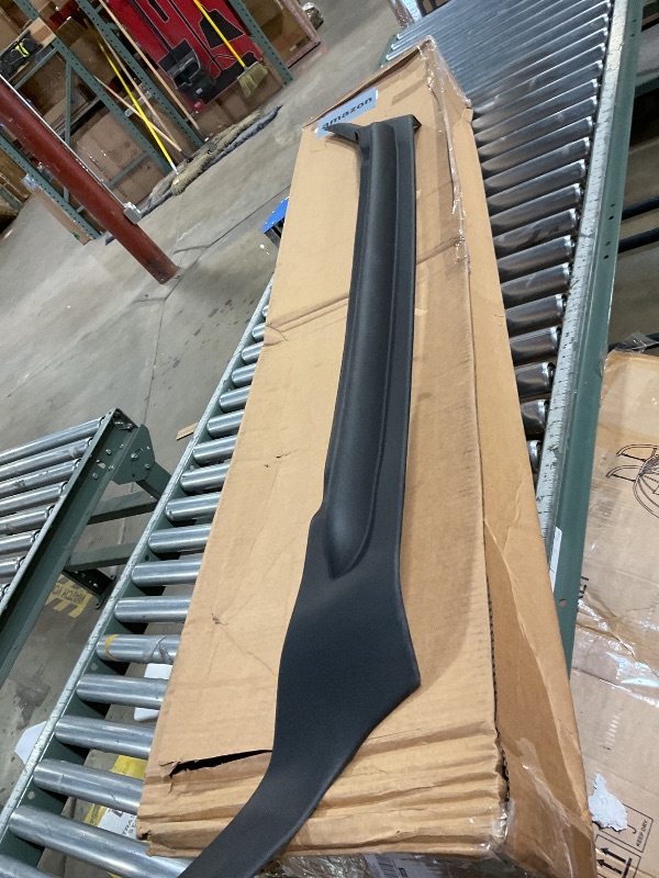 Photo 1 of **SEE REFERENCE OF PICTURES ** Cuztom Tuning JDM Style Side Skirts - Left & Right - Black - Polypropylene (PP) - Unpainted Black - 2012-2015 9th Gen Honda Civic 4 Door Sedan