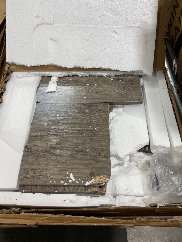 Photo 1 of **NEW BUT SHIPPING DAMAGE SHOWN IN PHOTO**LITTLE TREE Small Corner Shelf, Modern 5-Tier Wall Corner Bookshelf, Stylish Bookcase Storage Rack for Small Space, Living Room, Bedroom