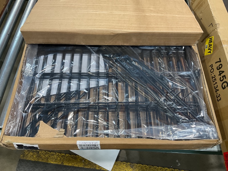 Photo 1 of 10 Panels No Dig Decorative Outdoor Garden Fence for Yard, 32 in(H) X 23.6 ft(L) Animal Barrier Fencing Rustproof Metal Wire Panel Border for Dog, Rabbits, and Patio Temporary Ground Stakes