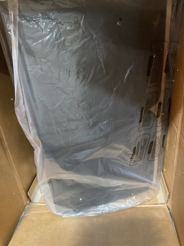 Photo 1 of ***FOR PARTS/ DAMAGED*** SONGMICS Trash Can, 2 x 10.6 Gallon (2 x 40 L) Garbage Can for Kitchen, with 15 Trash Bags, 2 Compartments, Plastic Inner Buckets and Hinged Lids, Airtight, Black ULTB730B80