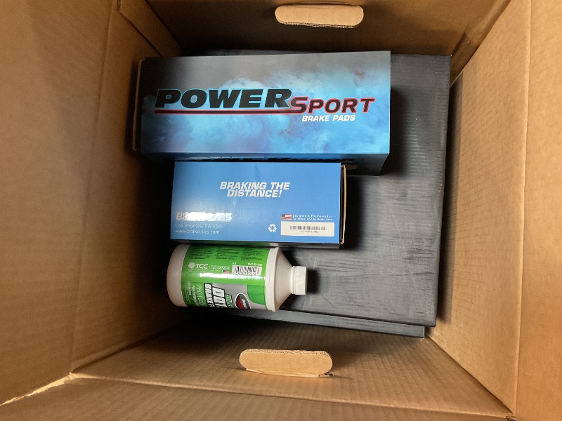 Photo 9 of PowerSport Front Rear Brakes and Rotors Kit |Front Rear Brake Pads| Brake Rotors and Pads| Ceramic Brake Pads and Rotors |fits 2015-2020 Mercedes-Benz C300