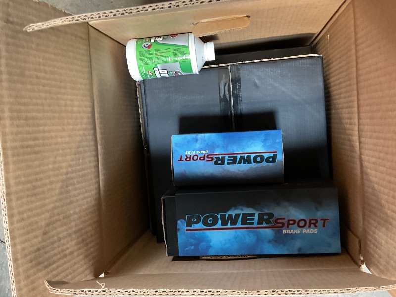 Photo 8 of PowerSport Front Rear Brakes and Rotors Kit |Front Rear Brake Pads| Brake Rotors and Pads| Ceramic Brake Pads and Rotors |fits 2015-2020 Mercedes-Benz C300