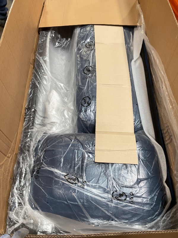 Photo 1 of ****NOT IN A BOX PHOTO FOR REFERENCE/INCOMPLETE SET/ POSSIBLY BOX 1 OF 2 *** Trygoal L Shaped Couch Sectional Couches with Chaise and Storage Ottoman, 3 Pieces Modular Convertible Sofa for Living Room Furniture Sets and Small Apartment, ROYAL BLUE