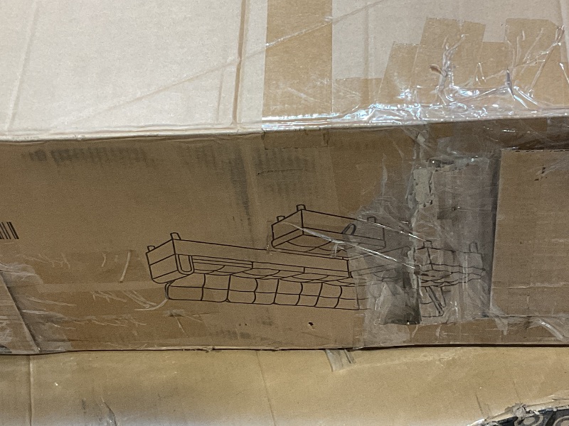 Photo 1 of ****NOT IN A BOX PHOTO FOR REFERENCE/INCOMPLETE SET/ POSSIBLY BOX 1 OF 2 *** Trygoal L Shaped Couch Sectional Couches with Chaise and Storage Ottoman, 3 Pieces Modular Convertible Sofa for Living Room Furniture Sets and Small Apartment, ROYAL BLUE