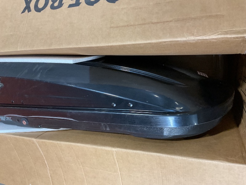 Photo 1 of **HAS A BROKEN CORNER*** Garvee Hard Shell Roof Top Cargo Carrier Heavy Duty - 70(L) x31(W) x15(H) Waterproof Lockable Storage Box Capacity 165 Lbs 17.7 Cu Ft - Tool-Free Install- Fits SUV, Truck, Van