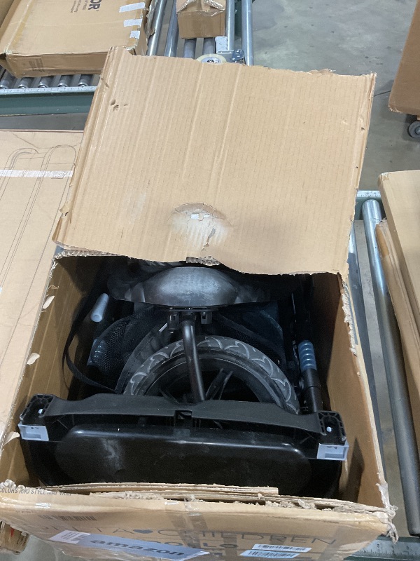 Photo 1 of **SURFACE ABRASIONS FROM SHIPPING SEEN IN PHOTO**Delta Children Apollo Jogging Stroller - Shock Absorbing Frame with Large Canopy & Recline - Car Seat Compatible, Black