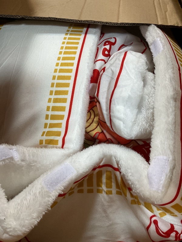 Photo 1 of ?? Ramen Noodle Dog & Cat Bed,Keep Warm and Super Soft Creative Pet Nest for Indoor Cats,Removable Washable Cushion for Small Medium Large Dogs and Cats