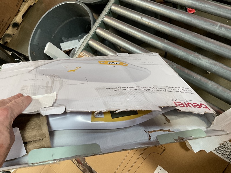 Photo 1 of Beurer BY80 Digital Baby Scale, Infant Scale for Weighing in Pounds, Ounces, or Kilograms up to 44 lbs, Newborn Baby Scale with Hold Function, Pet Scale for Cats and Dogs