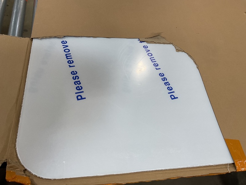 Photo 1 of [Large Size] Crystal Clear 1/5" Thick 59" x 47" Heavy Duty Hard Chair Mat, Can be Used on Carpet or Hard Floor