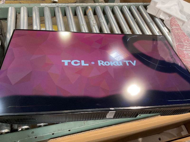 Photo 1 of Damaged but functional *** TCL 43-Inch Class S3 1080p LED Smart TV with Roku TV (43S350R, 2023 Model), Compatible with Alexa, Google Assistant, and Apple HomeKit Compatibility, Streaming FHD Television