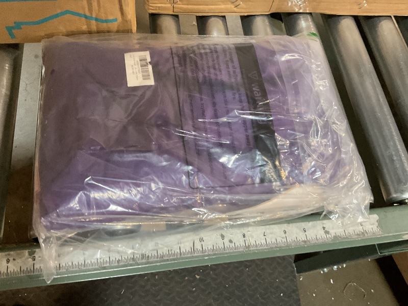 Photo 1 of 10 ft x 10 ft Wrinkle Free Purple Backdrop Curtain for Parties, Polyester Purple Photo Backdrop Drapes for Wedding Birthday Girls Party Mermaid Baby Shower,5ft x 10ft,2 Panels