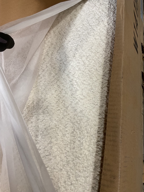 Photo 1 of ***POSSIBLY FOR PARTS/ BOX 1 OF 2 MISSING ASSEMBLY PIECES*** KEIKI Twin Size Upholstery Tufted Daybed with Erectable Trundle, Twin to King Design Modern Extendable Boucle Sofa Bed, Easy Assembly, No Box Spring Required, for Living Room and Bedroom, Beige