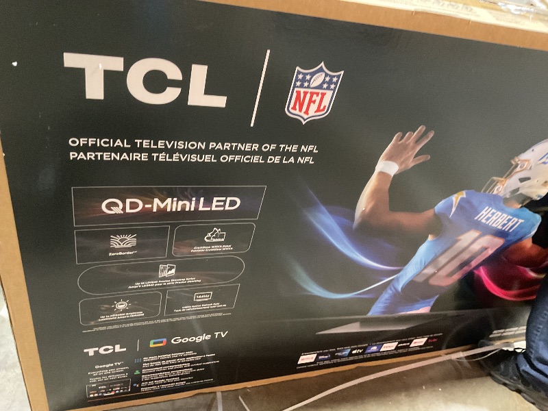 Photo 1 of TCL 65 Inch Class QM8K Series | Mini LED QLED 4K HDR | 65QM8K, 2025 Model | 120HZ-144HZ Anti Reflective Wide Angle Screen Smart Google TV Dolby Atmos | Voice Remote Alexa Gaming Streaming Television
