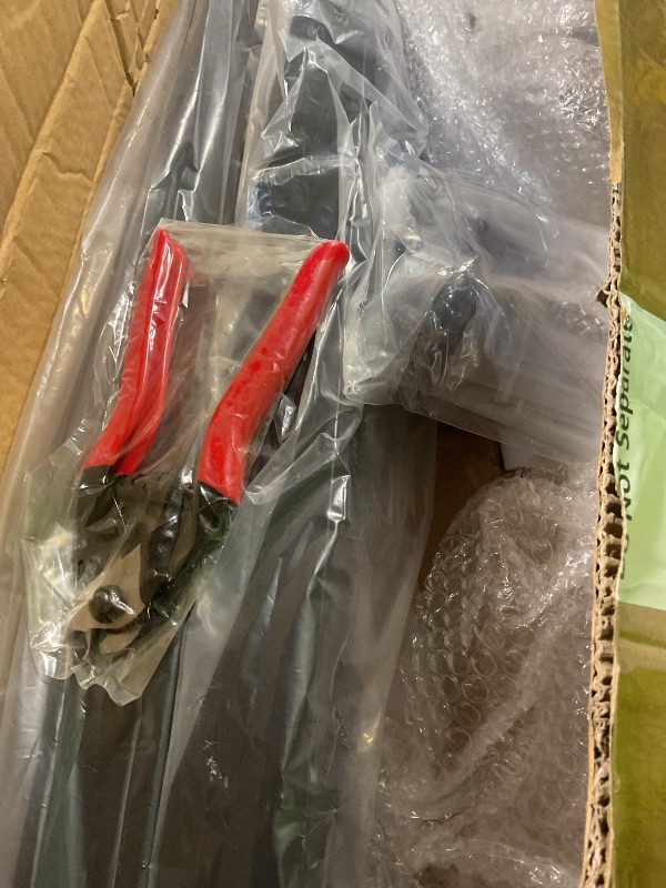 Photo 1 of *missing parts**Muzata 15-20FT Modular Black Side Mount Cable Railing Kit 36 Inch 4 Level Post Kit Complete Set Cable Railing System for Decks Length Adjustable with Paper User Guide (No Handrail) RWF2 BH4S