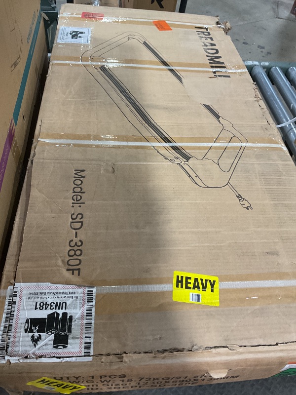 Photo 1 of ***FOR PARTS ONLY/ NON-FUNCTIONAL*** Walking Pad Treadmill with Incline, Upgraded 3.5HP Walking Pad with Handle Bar, 350Lbs Foldable Portable Treadmills for Home Office, 4 in 1 Under Desk Treadmill with Remote Control & APP, LED Display