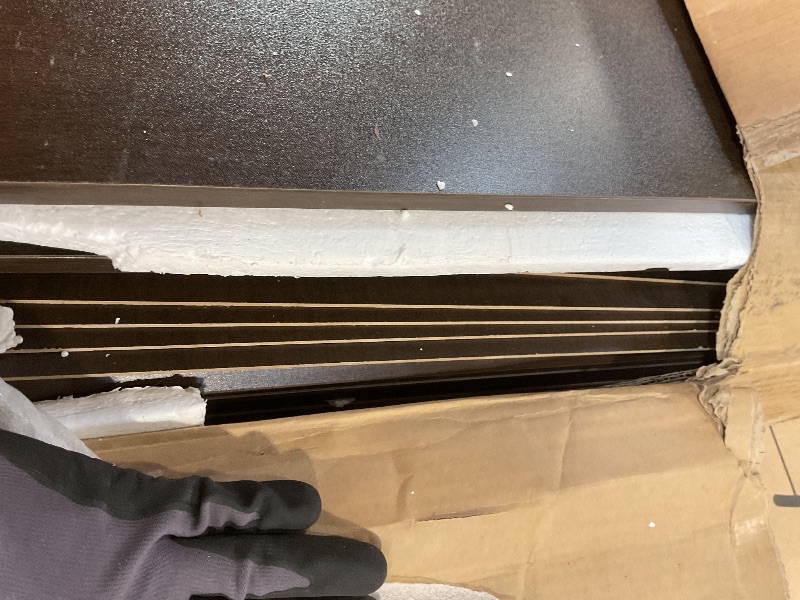 Photo 1 of ***FOR PARTS ONLY/ HAS DAMAGED & BROKEN PIEECS*** Jocoevol Modern Brown 5 Drawer Dresser for Bedroom, Simply Chest of Drawers, Wood Storage Dresser with Deep Drawers for Living Room Hallway Entryway, Brown