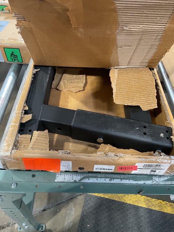 Photo 1 of *only one part look at pictures*Garvee 2-Ton Folding Engine Hoist - 4400 lbs Capacity Cherry Picker Hydraulic Shop Crane with Telescoping Boom, 6 Caster Wheels, Hitch, and Storage Stand for Automotive Repair and Garage Use, Black