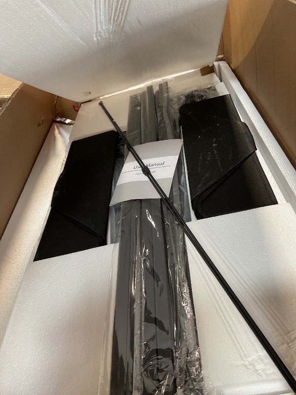 Photo 1 of ***UNKNOWN MISSING PIECES*** VOWNER 40 Gallon Aquarium Stand with Power Outlet, Metal Frame Fish Tank Stand with Cabinet Storage, Double Turtle Reptile Terrariums Tank Stand, 39.4" L*18.9" W Tabletop, 660LBS Capacity, Black