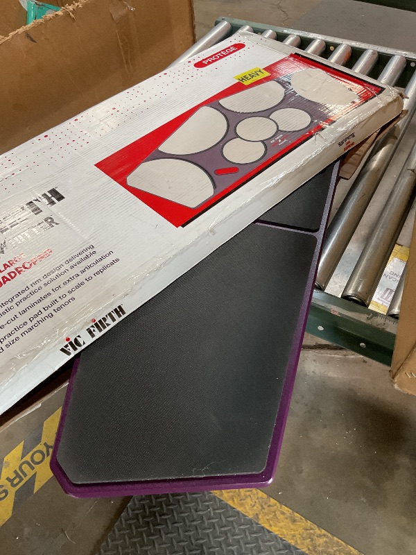 Photo 1 of ***FOR PARTS HAS DAMAGES*** Vic Firth Heavy Hitter Quad Pad with Rims, Large