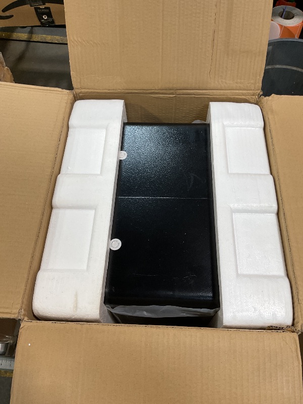 Photo 1 of 2.0 Cubic Feet Home Safe with Fireproof Money Bag, Steel Security Safe Box for Cash Document Valuables, Digital Lock Box with Electronic Keypad, Anti-theft Alarm System, Removable Shelves