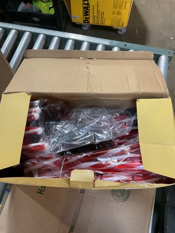Photo 1 of 20 Pack Solar Christmas Candy Cane Lights, Christmas Decorations Outdoor Waterproof, Solar Powered Pathway Lights with 8 lighting Modes & Memory Function for Outside Party Garden Yard Patio Decoration