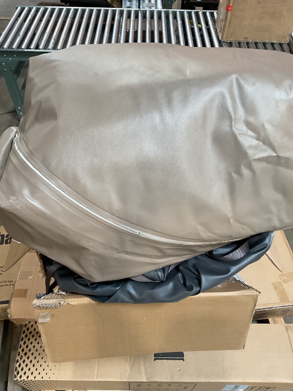 Photo 1 of ***UNKNOWN MISSING PIECES OR DAMAGES / UNTESTED (TOO BIG TO TEST) *** INTEX 28425EH PureSpa Bubble Massage Spa Set Outdoor Inflatable Portable Hot Tub, Includes Energy Efficient Spa Cover, Saltwater System Ready, 4 Person, 77in x 28in