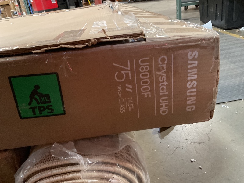 Photo 1 of ***POSSIBLY FOR PARTS UNKNOWN DAMAGES/ MISSING PIECES/ UNTESTED*** Samsung 75-Inch Class Crystal UHD U8000F 4K Smart TV (2025 Model) Endless Free Content, Crystal Processor 4K, MetalStream Design, Knox Security, Alexa Built-in