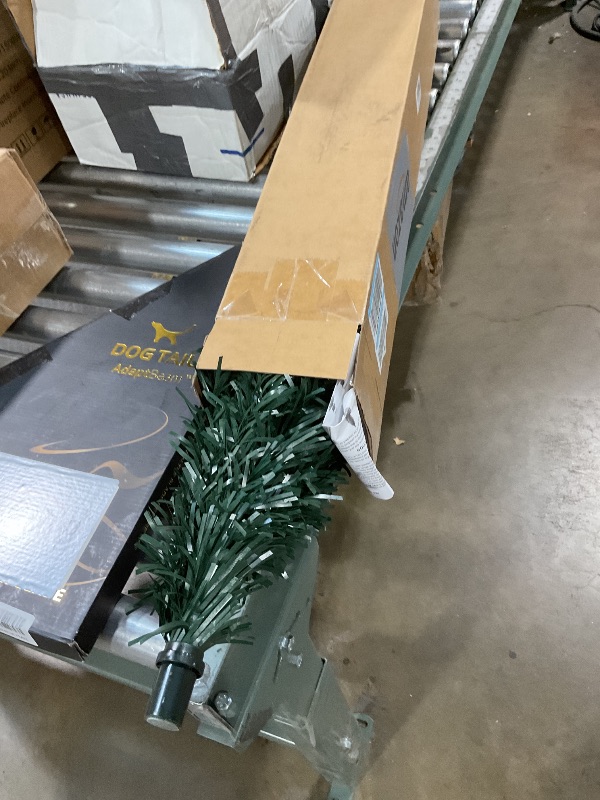 Photo 1 of 3ft Green Fiber Optic Christmas Tree,Prelit Artificial Tabletop mini Christmas Tree,Star,Butterfly and Ball Ornaments for Best Holiday Home Decorations