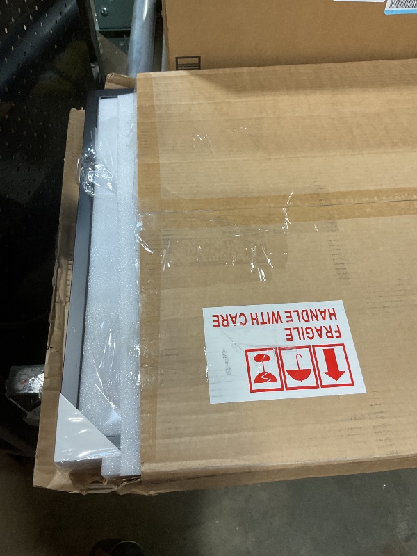 Photo 1 of 1DOT2 Shadow Box 20x30 Large Jersey Frame Display Case, Shadowbox Frames with Grade A Natural Pine Wood Acrylic for Football Baseball Basketball Hockey T-Shirt, Classic Black