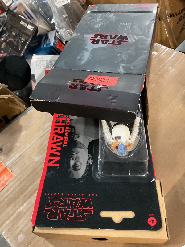 Photo 1 of (PARTIAL SET) (MISSING VADOR) STAR WARS The Black Series Darth Vader, Grand Admiral Thrawn, General Grievous, Masters of Evil Collectible 6-Inch Action Figure 3-Pack (Amazon Exclusive)
