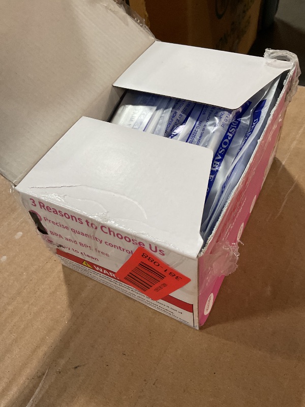 Photo 1 of ?Colostrum Collector Kit Include 50pcs 1ml Sealed Breast Milk Collector No Needle Colostrum Syringes 5 Breastmilk Storage Bags and 1 piece 30 ml measuring cup with 50 Stickers