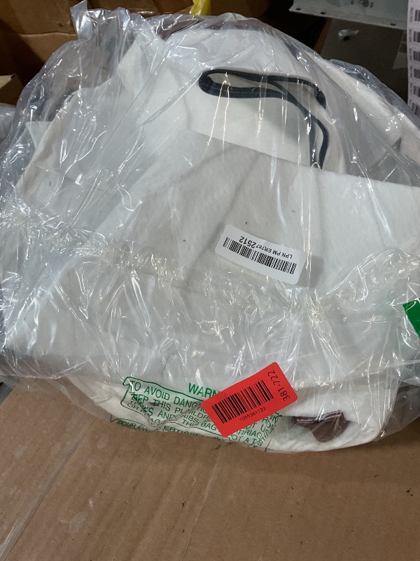 Photo 1 of (used/fair) Lifewit Round Cowboy Hat Box Stackable, Large Felt Hat Organizer Bag for Men & Women Storage, Baseball Cap Container with Dustproof Lid for Travel, Foldable 16.5" D x 10.6" H Carrier, 2 Pack, White