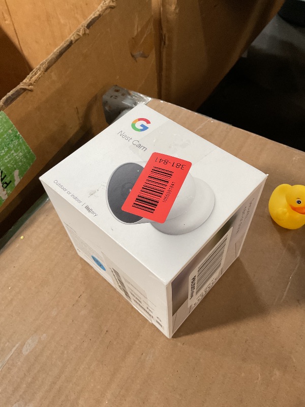 Photo 1 of (NO POWER) Google Nest Cam Outdoor or Indoor, Battery - 2nd Generation - 1 Pack
