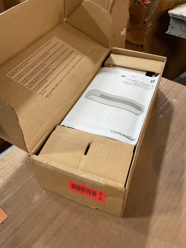 Photo 1 of ***(PARTS ONLY/ MAJOR DAMAGE/ NON FUNCTIONAL)***Amazon Basics 9 inch Thermal Laminator Machine for Documents and Photos, Easy to Use for Home Office or School, White