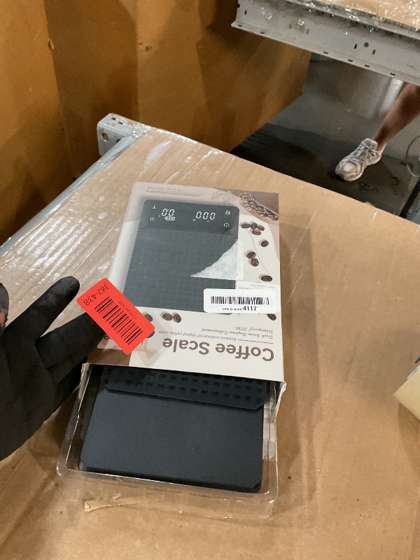 Photo 1 of ***(PARTS ONLY/ NON FUNCTIONAL)***bemece 0.1g Precision Coffee Scale with Timer, Digital Espresso Scale with Back-Lit LCD Display, IPX6 Waterproof Drip Espresso Scale, 3 Units of Measurement for Espresso, French Press, Kitchen Use