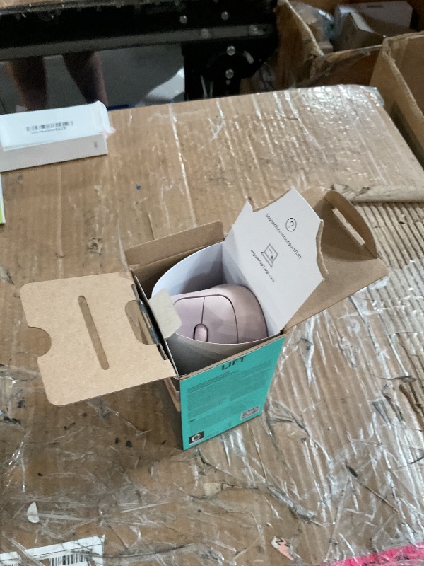 Photo 1 of Logitech Lift Vertical Ergonomic Mouse, Wireless, Bluetooth or Logi Bolt USB receiver, Quiet clicks, 4 buttons, compatible with Windows/macOS/iPadOS, Laptop, PC - Rose