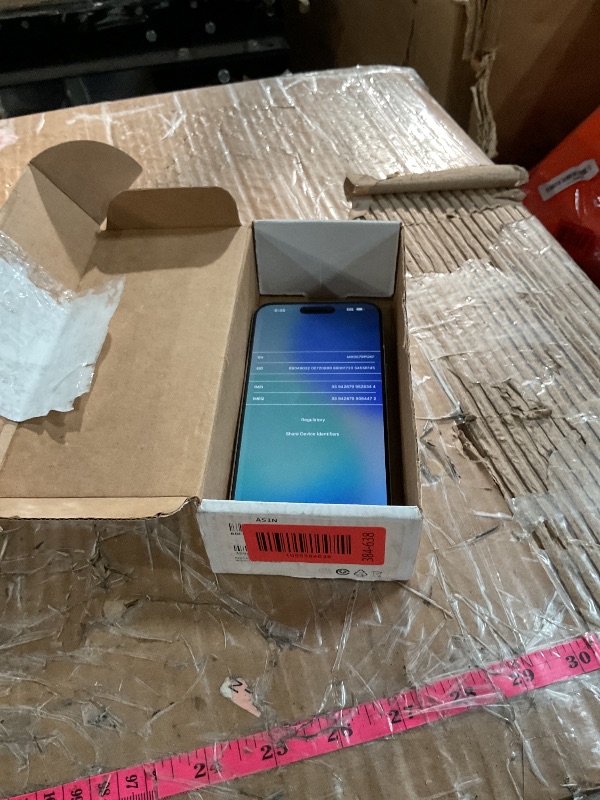 Photo 1 of ***(PARTS ONLY/ACCOUNT LOCKED/ NON FUNCTIONAL)***Apple iPhone 15 Pro Max, 256GB, Natural Titanium - Unlocked (Renewed)