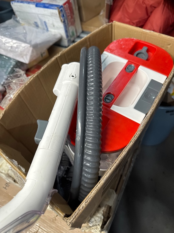 Photo 1 of (PARTS) (NOT FUNCTIONAL) Upholstery Carpet Cleaner, MUJERBAY® 12Kpa Portable Spot and Stain Cleaner, Easy Move with Universal Wheels & Handle, 1.18-inch Deep Cleaning Machine for Couch, Stairs, Car and Pet Messes.Red