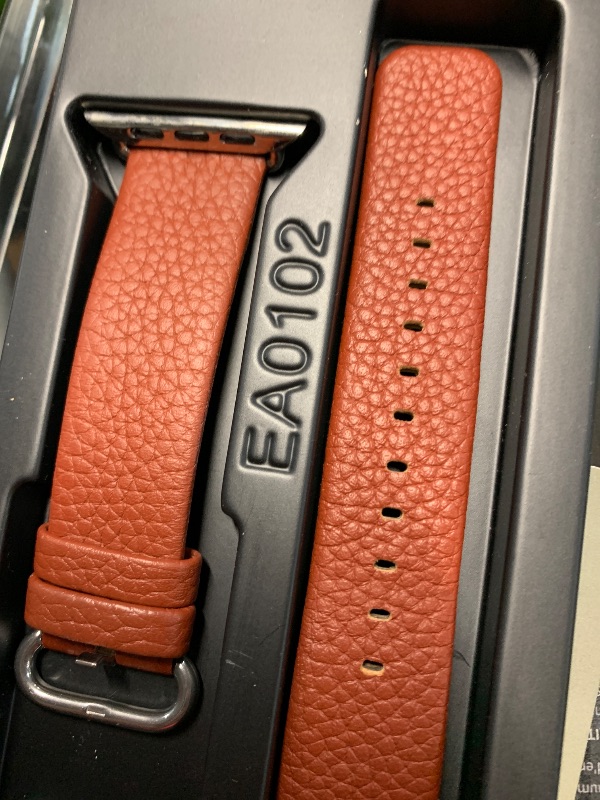 Photo 1 of (see all images)Fullmosa Leather Band Compatible with Apple Watch Band 42mm 44mm 45mm 46mm 49mm, Genuine Leather
