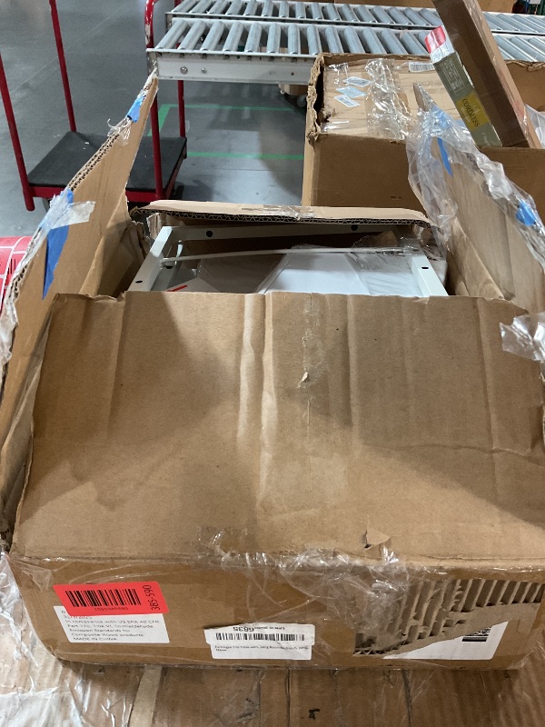 Photo 1 of (missing pieces)(sold for parts) Furologee End Table with Charging Station, Nightstand with Fabric Drawers, Side Tables with USB Ports & Outlets