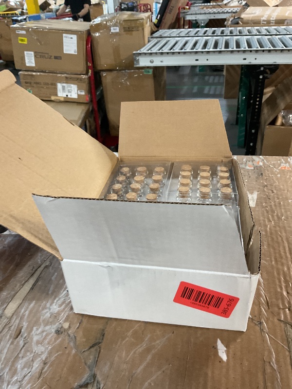 Photo 1 of **Only 46**   48 Pack 10ml Create A Message In A Bottle Kit, Bulk Small Glass Cork Bottles with Mini Scrolls for Time Capsules, Wedding Favors