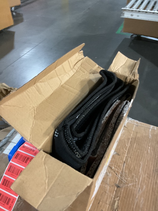 Photo 1 of (USED/FAIR) Tinideya 2 Pcs Football Door Mat Welcome Non Slip Coir Mats Funny Black White Buffalo Plaid Floor Layering Doormats Seasonal for Front Porch Entryway Decor(Football)