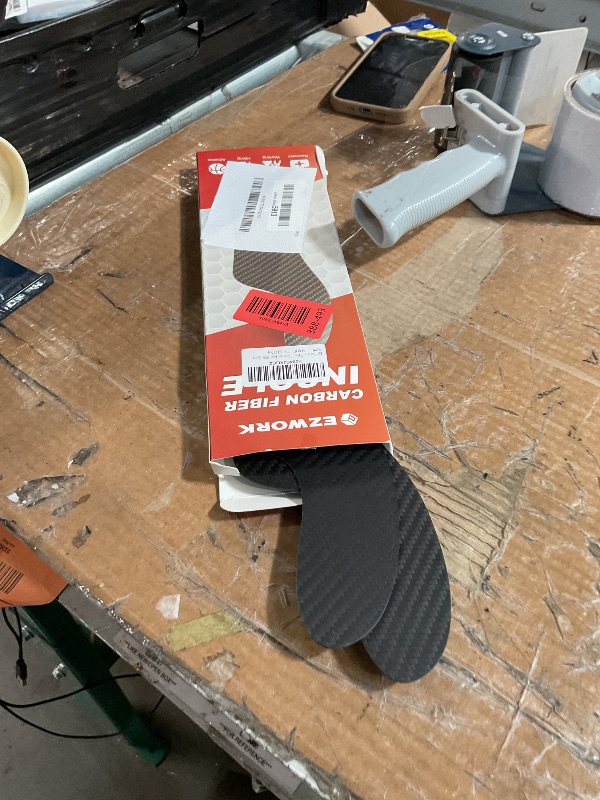 Photo 1 of Morton's Extension Orthotic, Recovery Carbon Fiber Insole-Rigid Foot Support Shoe Inserts for Morton's Toe, Turf Toe, Hallux Limitus, Hallux Rigidus, Arthritis and Broken Big Toe-1 Pair Length 11.61"