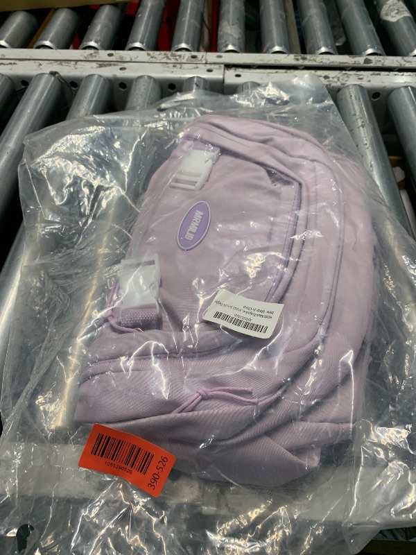 Photo 1 of (BAGGED) (USED/FAIR) eaonitu Kawaii Backpack with Cute Plush Pendant Aesthetic Casual Travel Work Backpack 36 to 55L (Purple)